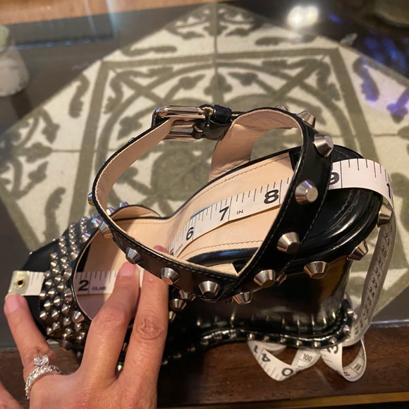 Authentic Prada Spazzolato platform wedges - Picture 9 of 9